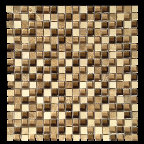 Sand Colors Marble & Glass Mosaic